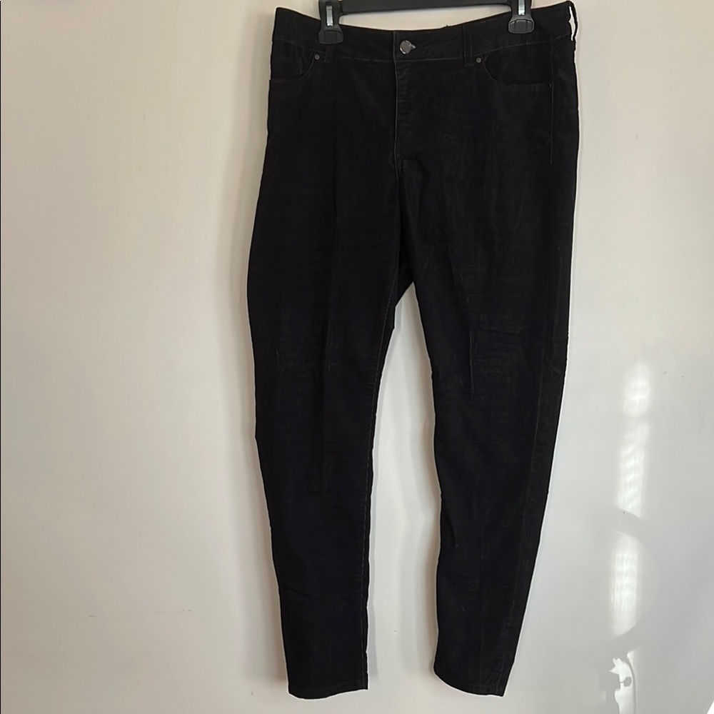 Classic Black Corduroy Women's Jeans